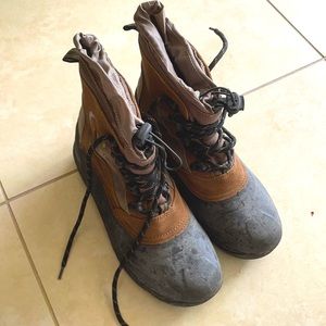 Leather Weatherproof Men Boots- worn once